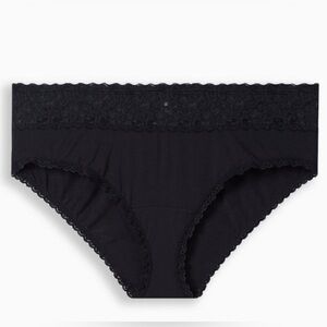 NWT Torrid Second Skin Mid-Rise Hipster Lace Trim Panty • Size 4